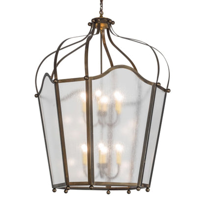 Meyda Tiffany Citadel 12 Light 42" Wide Taper Candle Pendant