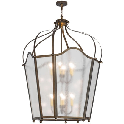 Meyda Tiffany Citadel 12 Light 42" Wide Taper Candle Pendant
