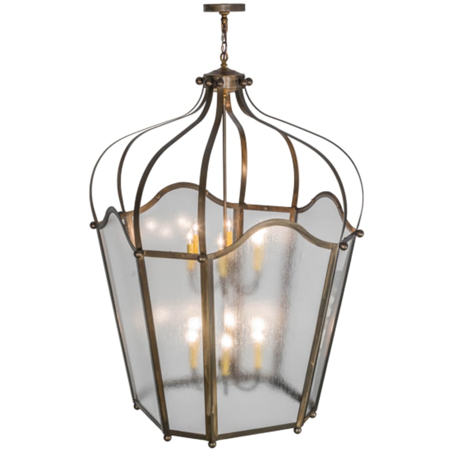 Meyda Tiffany Citadel 12 Light 42" Wide Taper Candle Pendant