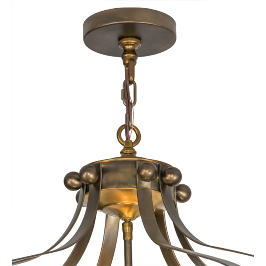 Meyda Tiffany Citadel 12 Light 42" Wide Taper Candle Pendant