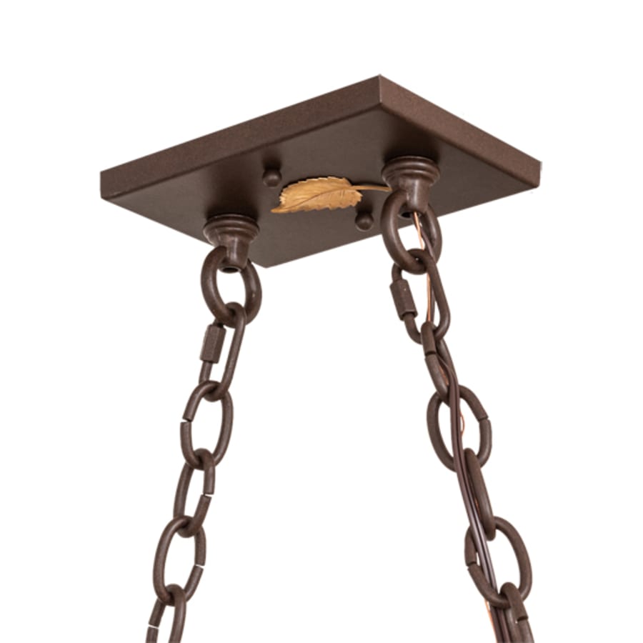Meyda Tiffany Elk at Lake 9 Light 48" Wide Linear Pendant