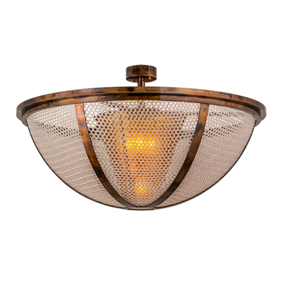 Meyda Tiffany Maille 5 Light 48" Wide Semi-Flush Bowl Ceiling Fixture