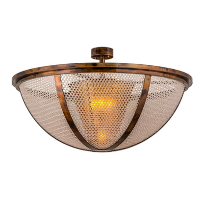 Meyda Tiffany Maille 5 Light 48" Wide Semi-Flush Bowl Ceiling Fixture