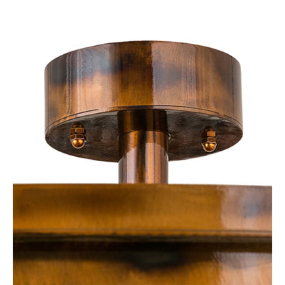 Meyda Tiffany Maille 5 Light 48" Wide Semi-Flush Bowl Ceiling Fixture