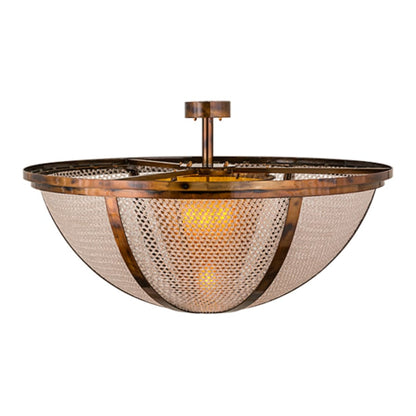 Meyda Tiffany Maille 5 Light 48" Wide Semi-Flush Bowl Ceiling Fixture
