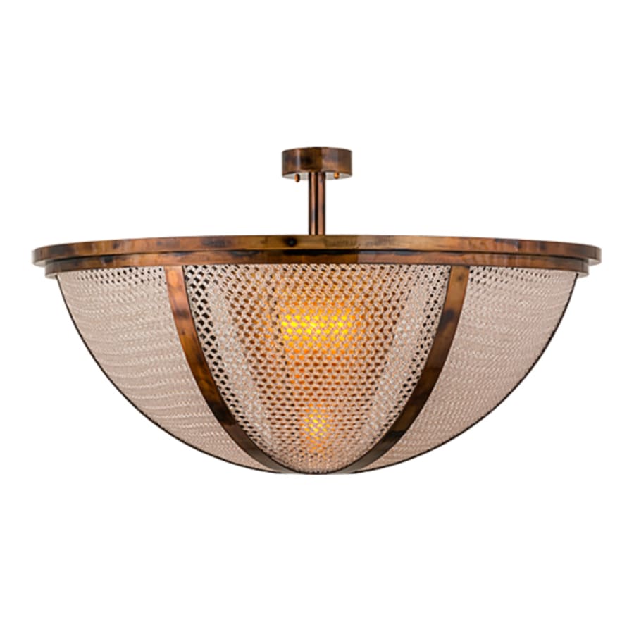 Meyda Tiffany Maille 5 Light 48" Wide Semi-Flush Bowl Ceiling Fixture