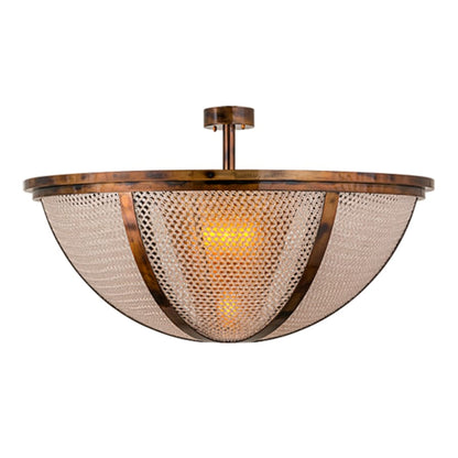 Meyda Tiffany Maille 5 Light 48" Wide Semi-Flush Bowl Ceiling Fixture