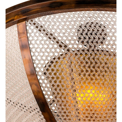 Meyda Tiffany Maille 5 Light 48" Wide Semi-Flush Bowl Ceiling Fixture
