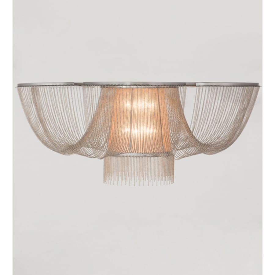 Meyda Tiffany Niagara 8 Light 60" Wide Flush Mount Waterfall Ceiling Fixture