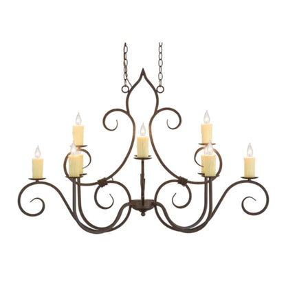 Meyda Tiffany Clifton 10 Light 48" Wide Taper Candle Style Chandelier