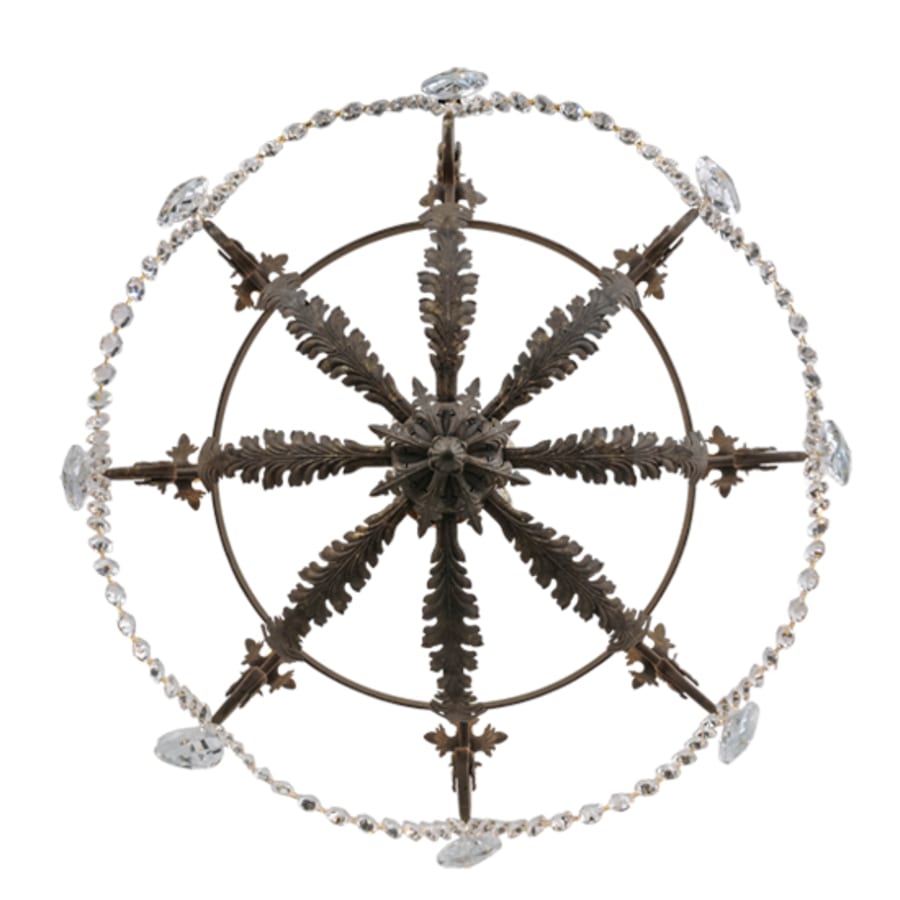 Meyda Tiffany Antonia 8 Light 38" Wide Crystal Candle Style Chandelier