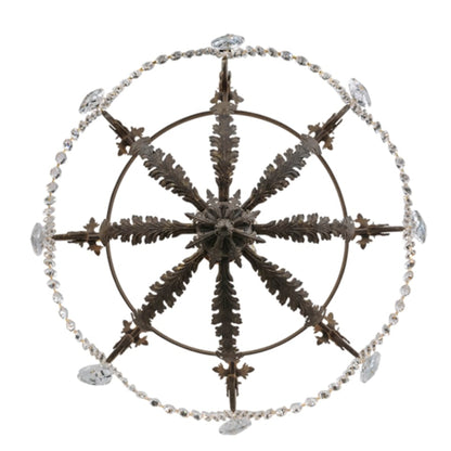 Meyda Tiffany Antonia 8 Light 38" Wide Crystal Candle Style Chandelier