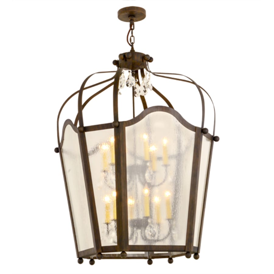Meyda Tiffany Citadel 12 Light 35" Wide Taper Candle Pendant