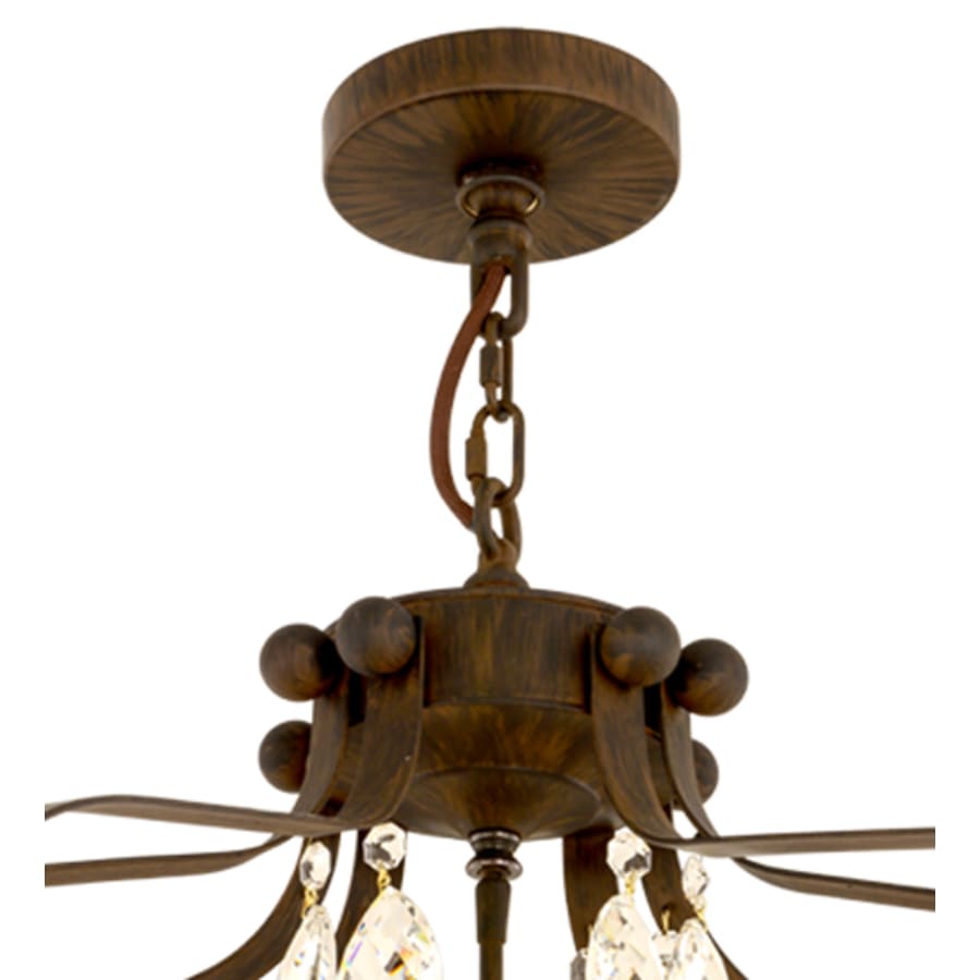 Meyda Tiffany Citadel 12 Light 35" Wide Taper Candle Pendant