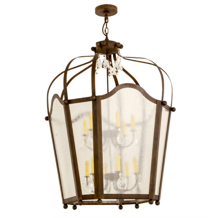 Meyda Tiffany Citadel 12 Light 35" Wide Taper Candle Pendant