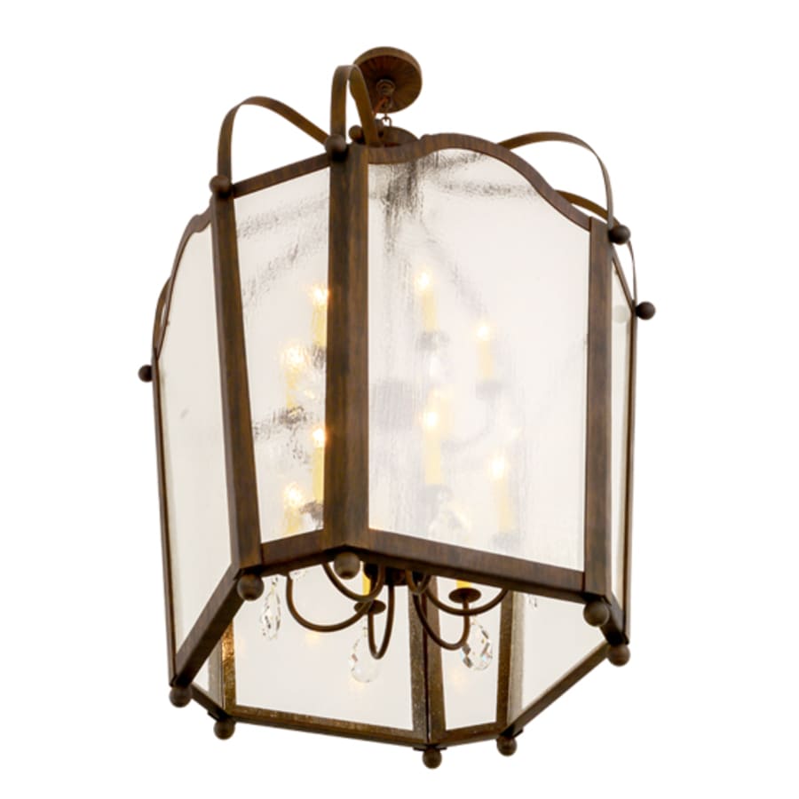 Meyda Tiffany Citadel 12 Light 35" Wide Taper Candle Pendant