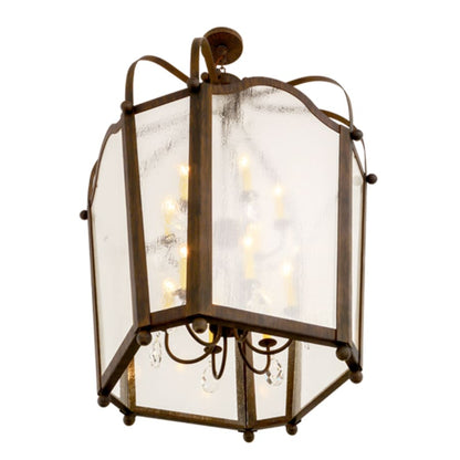 Meyda Tiffany Citadel 12 Light 35" Wide Taper Candle Pendant