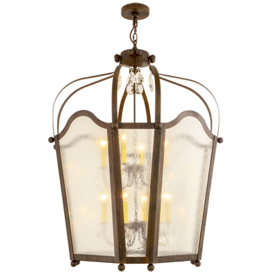 Meyda Tiffany Citadel 12 Light 35" Wide Taper Candle Pendant
