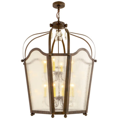Meyda Tiffany Citadel 12 Light 35" Wide Taper Candle Pendant