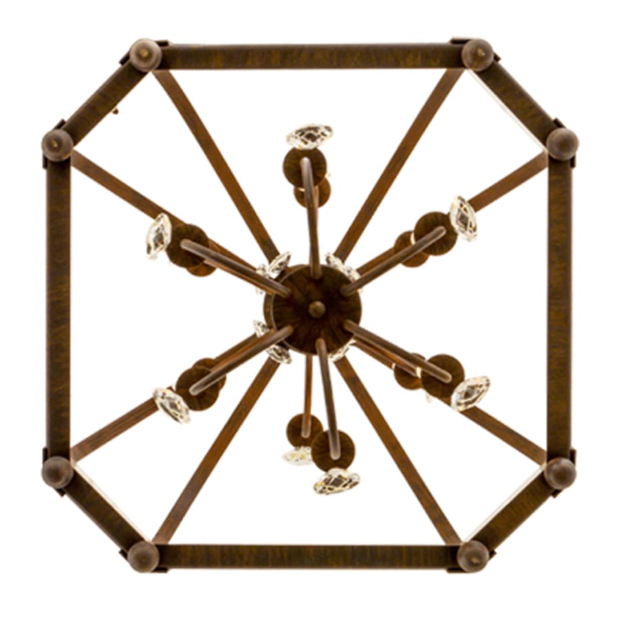Meyda Tiffany Citadel 12 Light 35" Wide Taper Candle Pendant