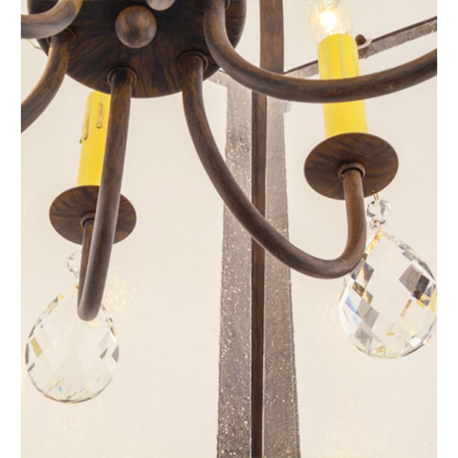 Meyda Tiffany Citadel 12 Light 35" Wide Taper Candle Pendant