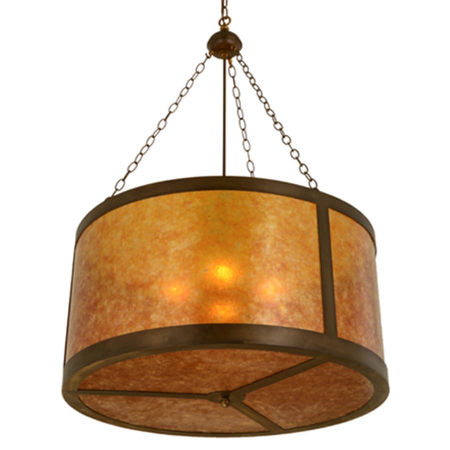 Meyda Tiffany Craftsman 4 Light 32" Wide Suspension Pendant