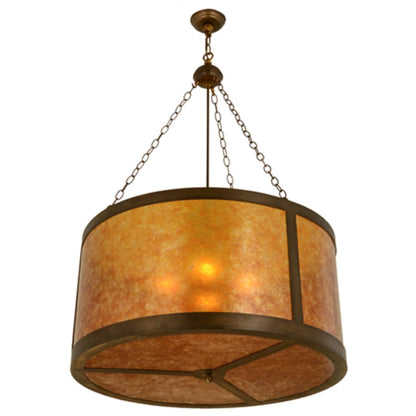 Meyda Tiffany Craftsman 4 Light 32" Wide Suspension Pendant