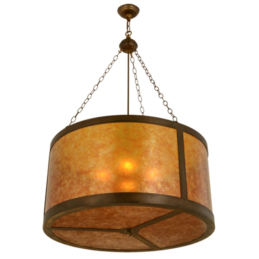 Meyda Tiffany Craftsman 4 Light 32" Wide Suspension Pendant