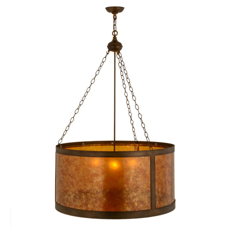Meyda Tiffany Craftsman 4 Light 32" Wide Suspension Pendant