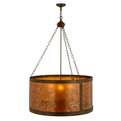 Meyda Tiffany Craftsman 4 Light 32" Wide Suspension Pendant