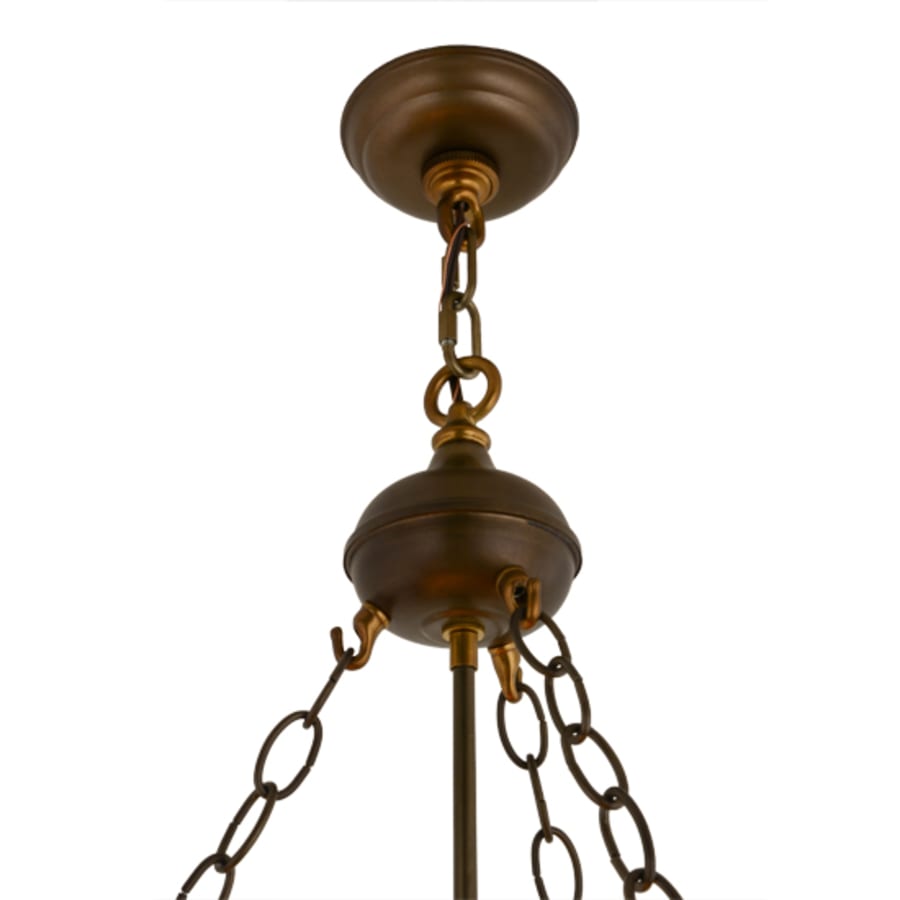 Meyda Tiffany Craftsman 4 Light 32" Wide Suspension Pendant
