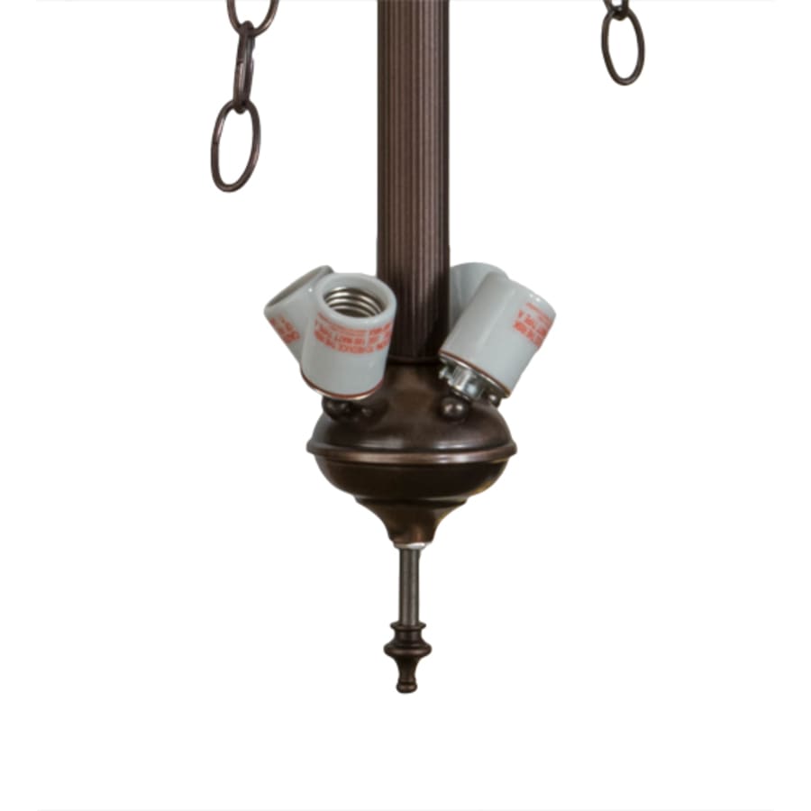 Meyda Tiffany Pinecone 4 Light 22" Wide Pendant