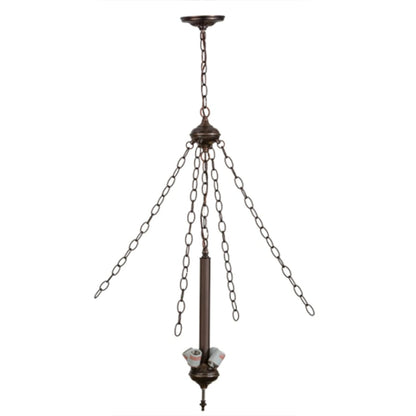 Meyda Tiffany Pinecone 4 Light 22" Wide Pendant