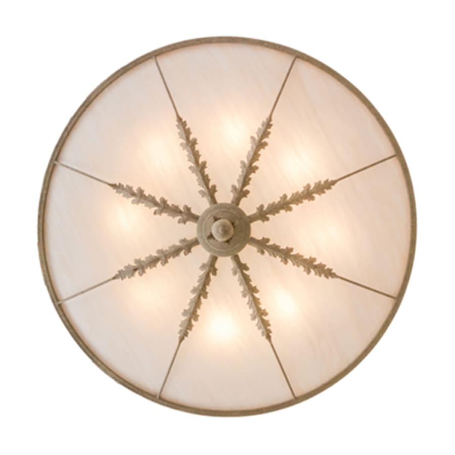 Meyda Tiffany Hoja 8 Light 60" Wide Semi-Flush Bowl Ceiling Fixture