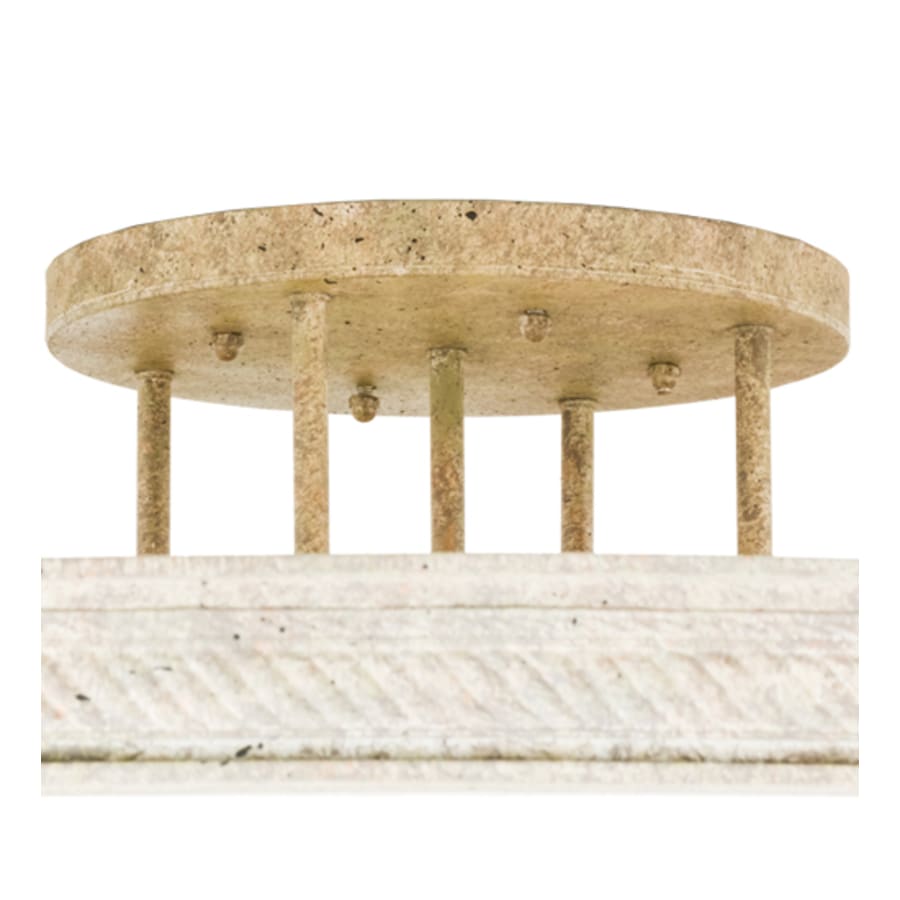 Meyda Tiffany Hoja 8 Light 60" Wide Semi-Flush Bowl Ceiling Fixture