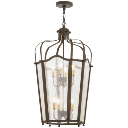Meyda Tiffany Citadel 8 Light 22" Wide Taper Candle Pendant