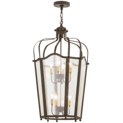 Meyda Tiffany Citadel 8 Light 22" Wide Taper Candle Pendant