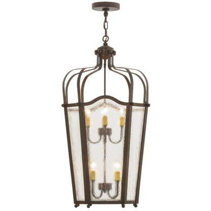 Meyda Tiffany Citadel 8 Light 22" Wide Taper Candle Pendant