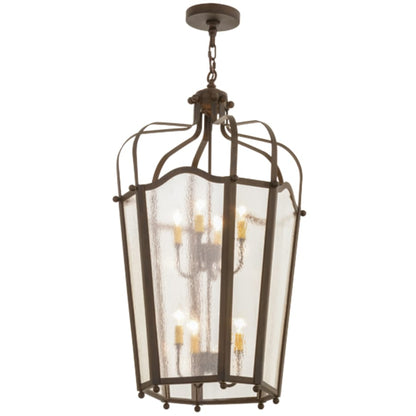 Meyda Tiffany Citadel 8 Light 22" Wide Taper Candle Pendant
