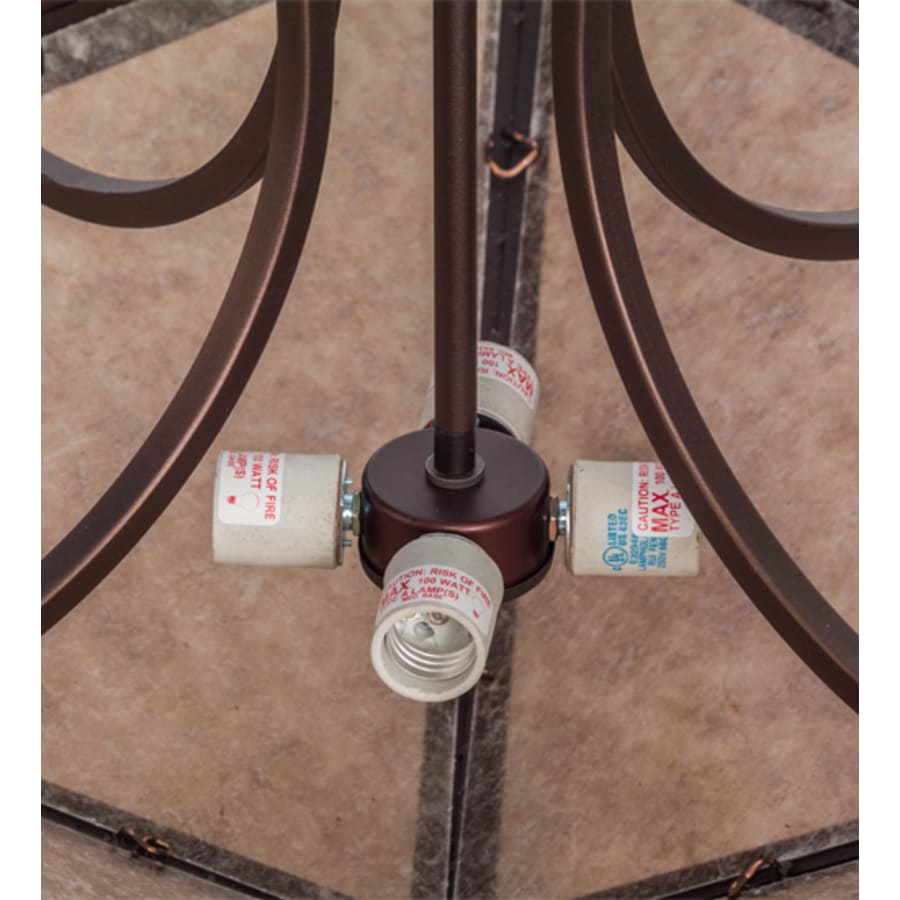 Meyda Tiffany Lineage 4 Light 38" Wide Pendant