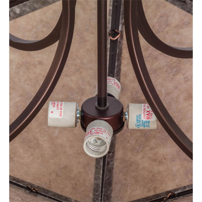 Meyda Tiffany Lineage 4 Light 38" Wide Pendant