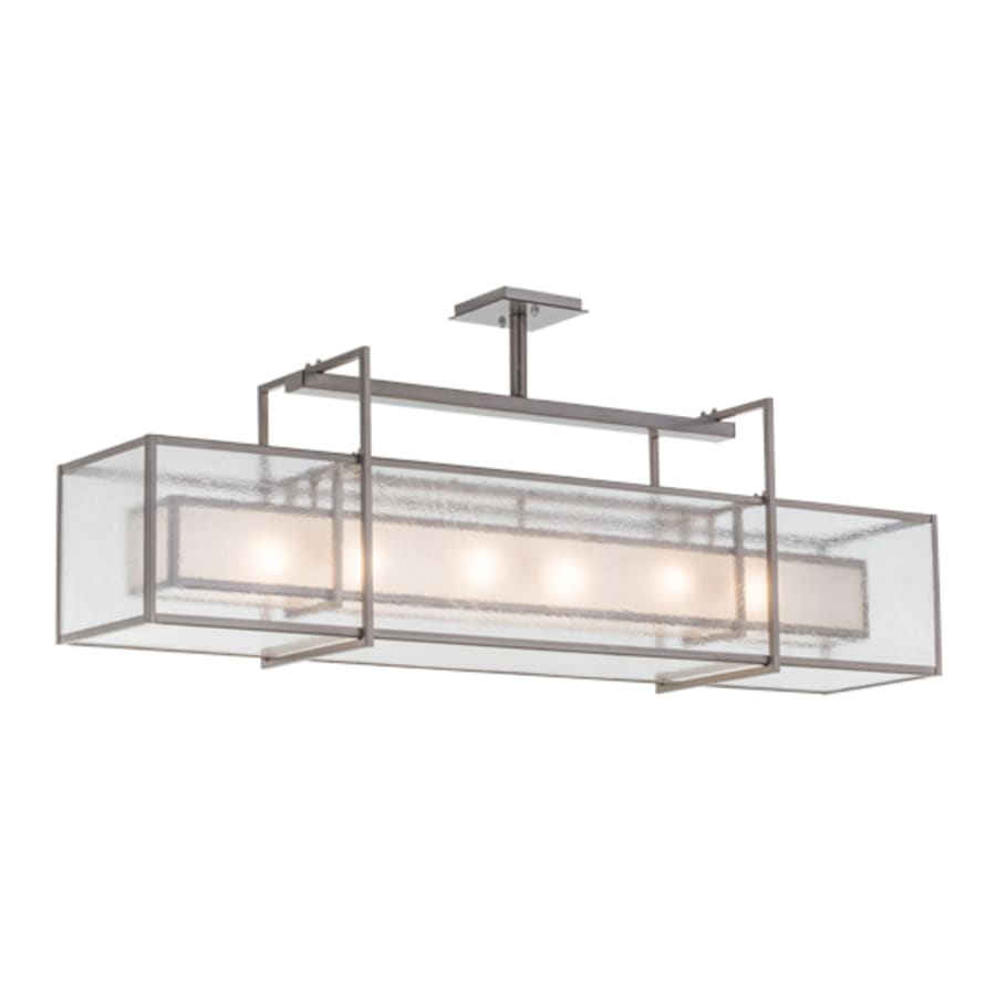 Meyda Tiffany Nelson 6 Light 54" Wide Linear Pendant