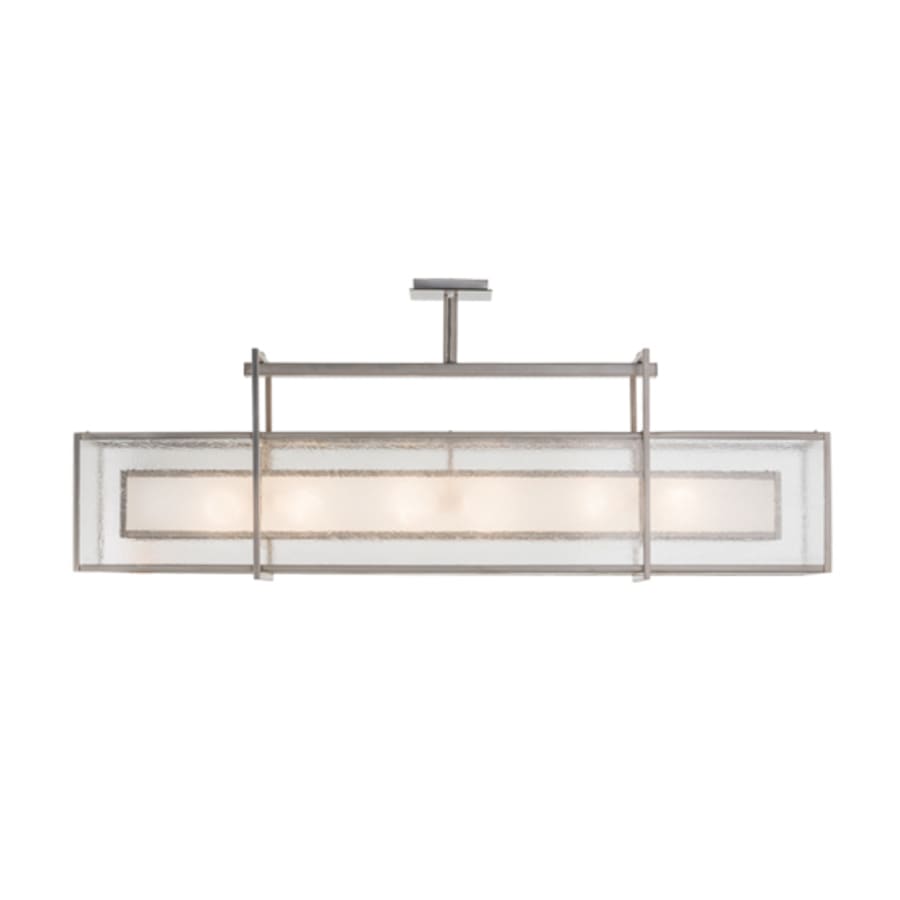 Meyda Tiffany Nelson 6 Light 54" Wide Linear Pendant