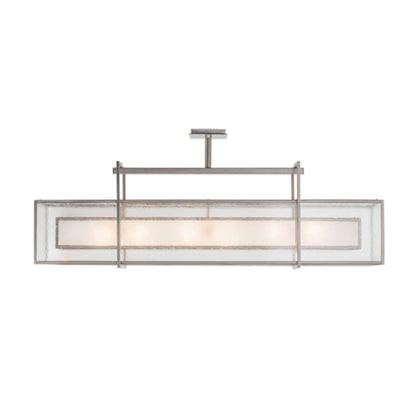 Meyda Tiffany Nelson 6 Light 54" Wide Linear Pendant