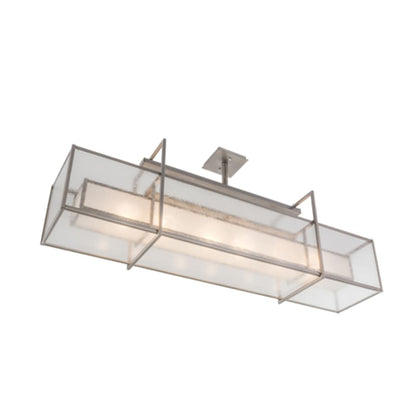 Meyda Tiffany Nelson 6 Light 54" Wide Linear Pendant