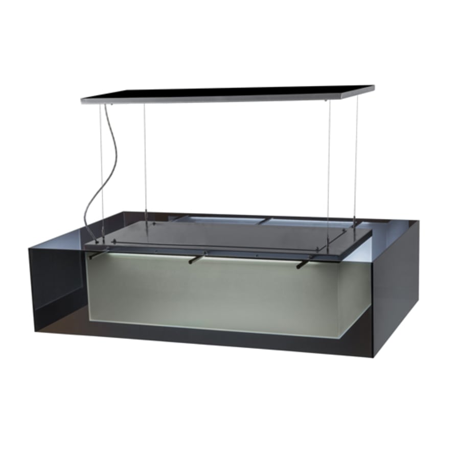Meyda Tiffany Quadrato Shadow Box 48" Wide Suspension Linear Pendant