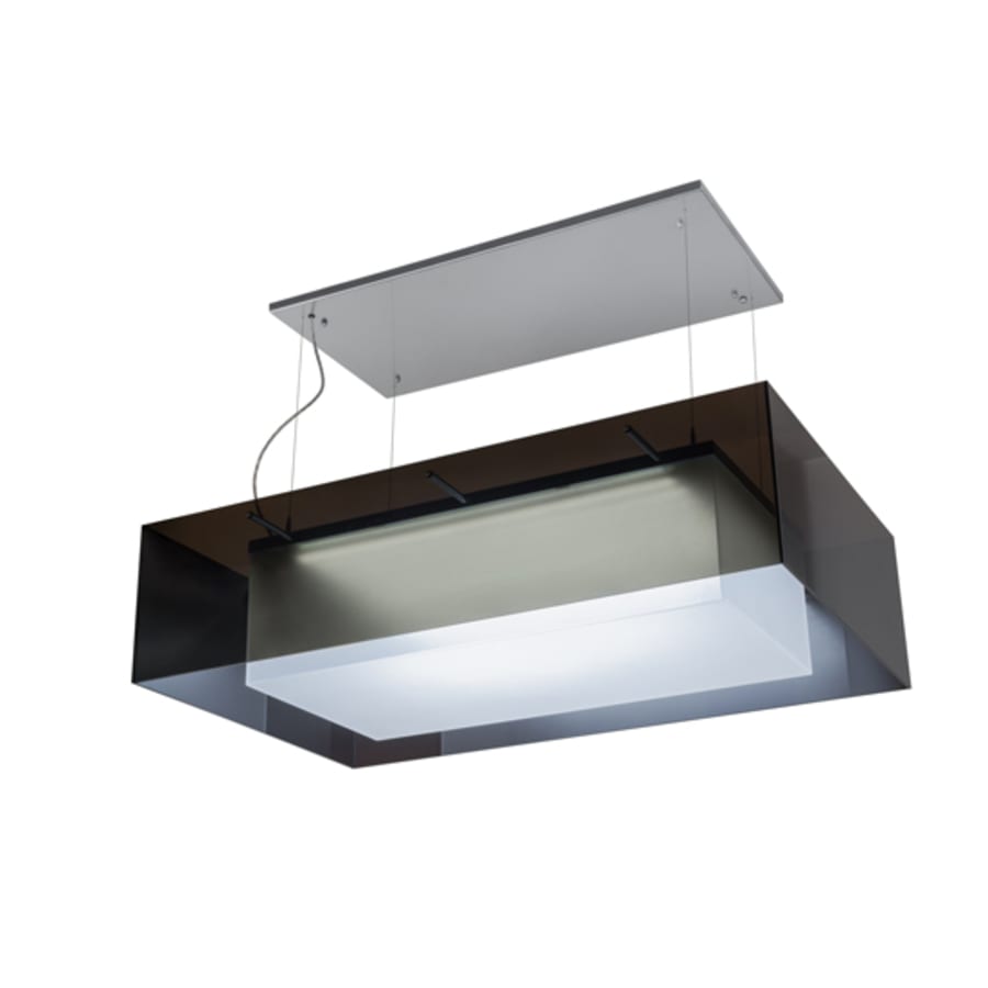 Meyda Tiffany Quadrato Shadow Box 48" Wide Suspension Linear Pendant