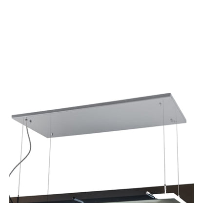 Meyda Tiffany Quadrato Shadow Box 48" Wide Suspension Linear Pendant