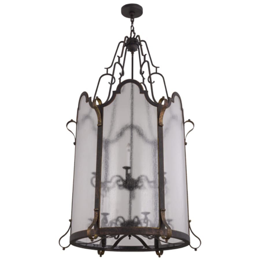 Meyda Tiffany Dubrek 12 Light 33" Wide Taper Candle Pendant
