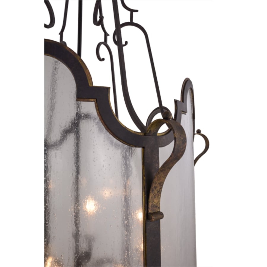 Meyda Tiffany Dubrek 12 Light 33" Wide Taper Candle Pendant